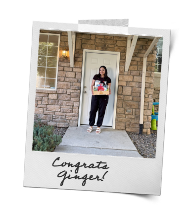 Congrats Ginger — Colorado first-time home buyer